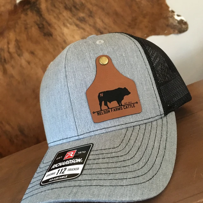 Custom Cattle tag Hat