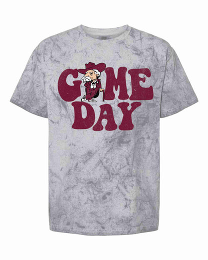 Game Day Rebel Mascot - Grey ColorBlast