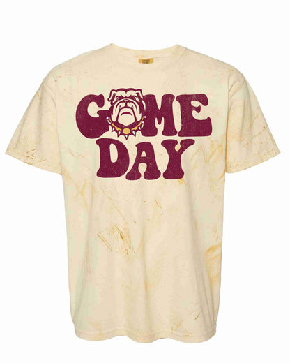 Game Day Bulldog Mascot - Yellow ColorBlast