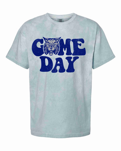 Game Day Wildcat Mascot - Blue ColorBlast