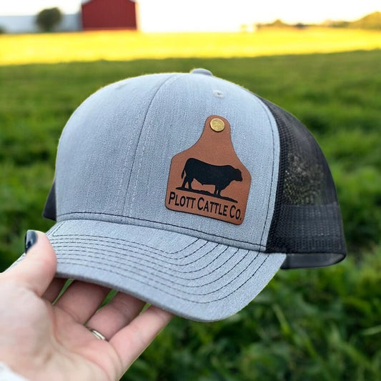 Custom Cattle tag hat