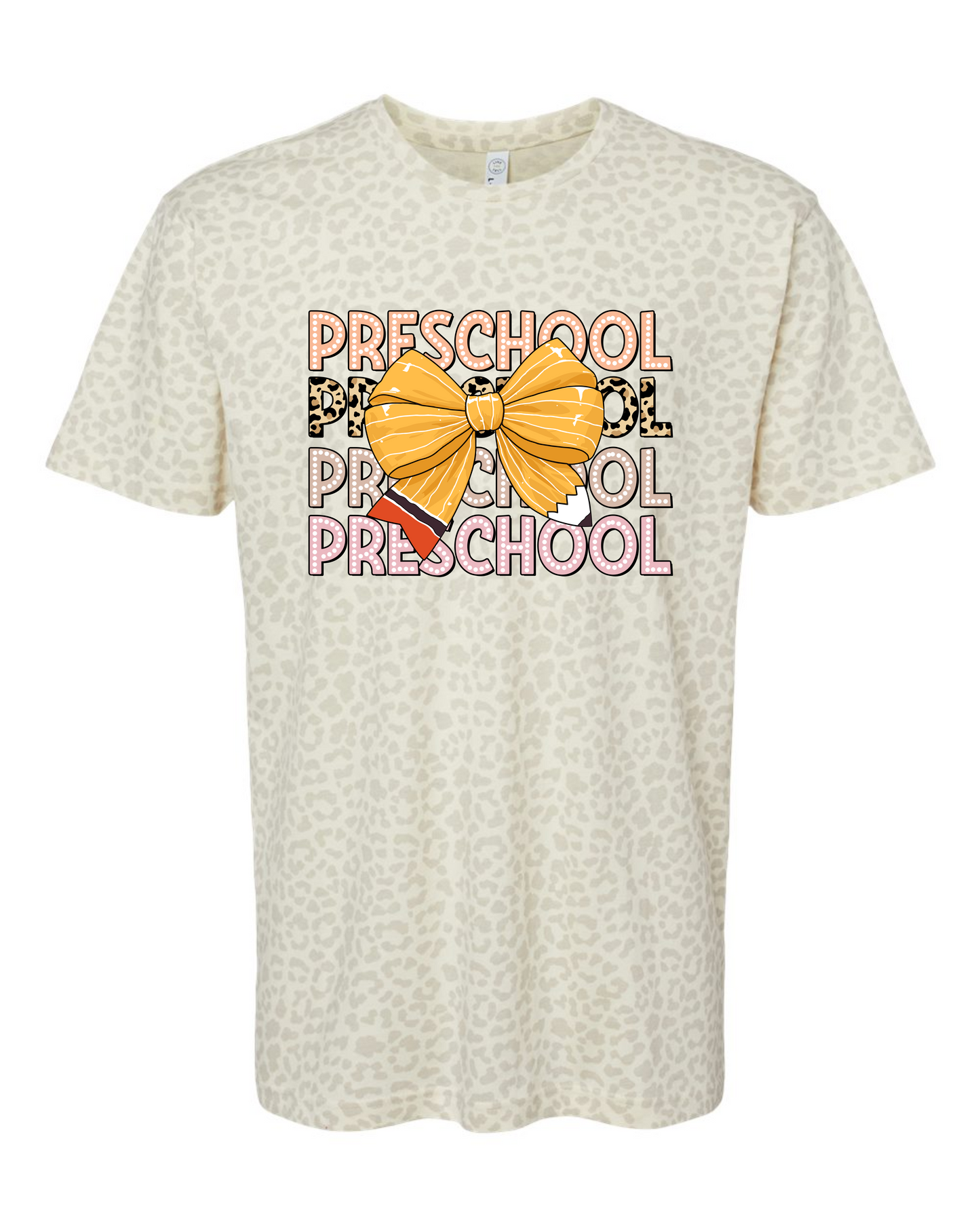 Tan Leopard Grade Level Shirts