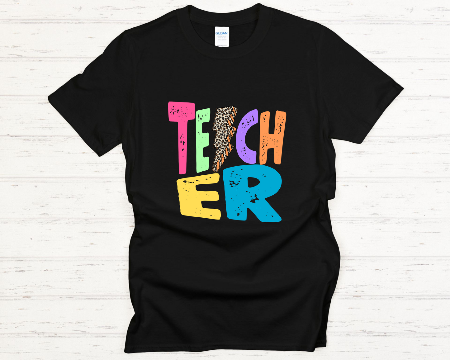 Bright Teacher leopard Lighting Bolt