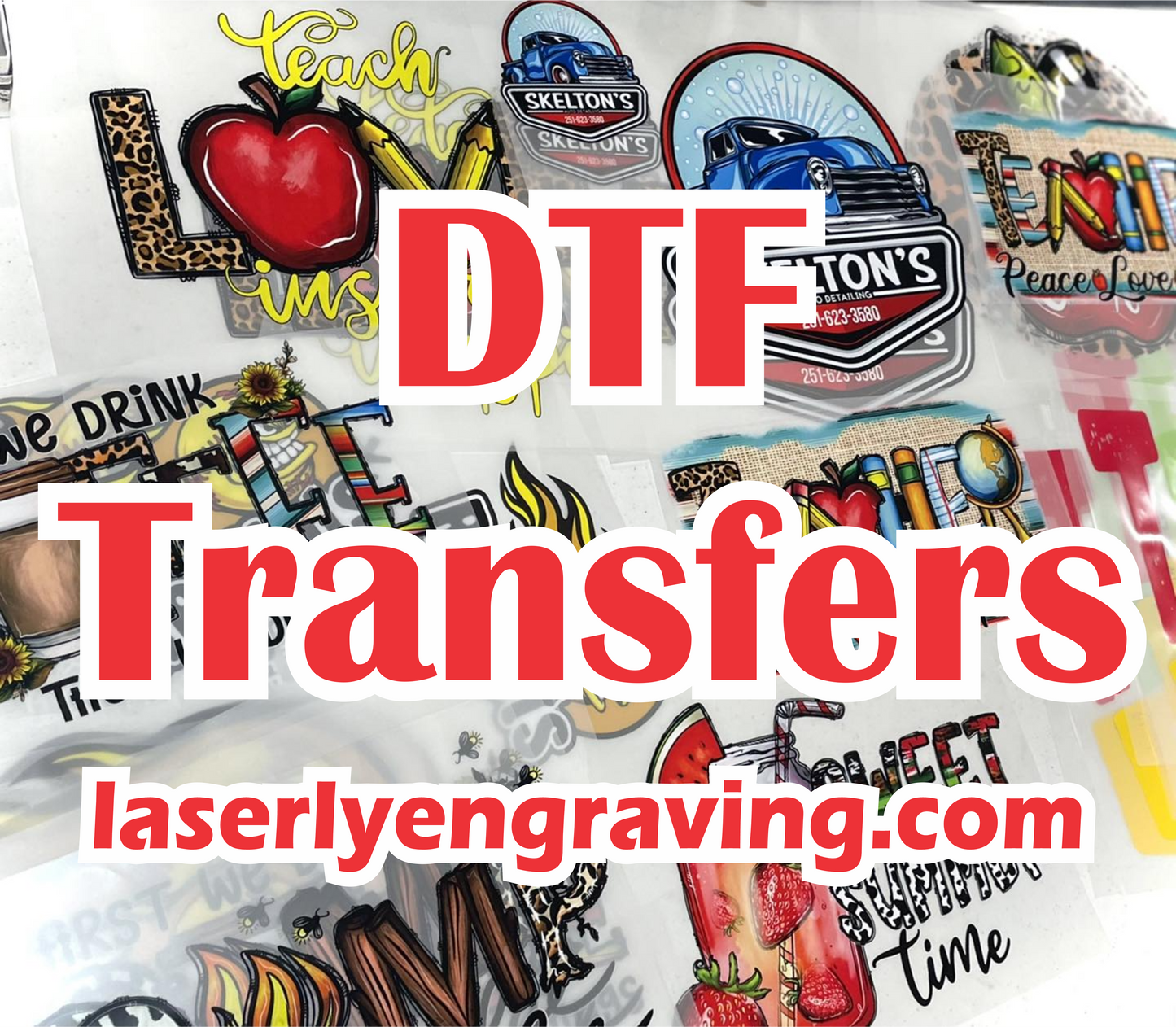 Custom DTF Transfers