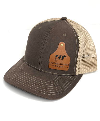 Custom Cattle tag hat